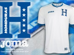 New Honduras home jersey World Cup 2014