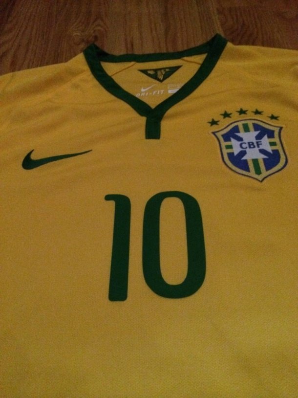 Brazil home jersey - chest