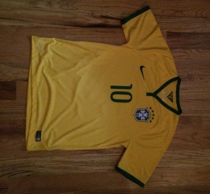 NIKE BRAZIL 2014 HOME AUTHENTIC JERSEY